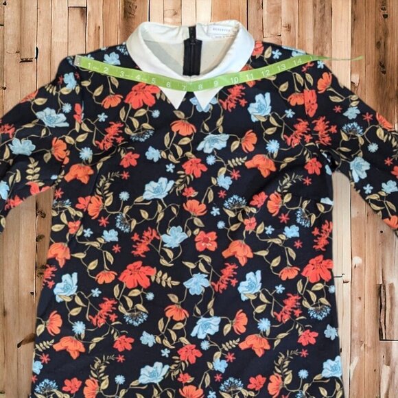 Reserved.com Floral Wednesday Adams Style Collar Dress Size US 4, UK 8, EUR 36 - Picture 9 of 13